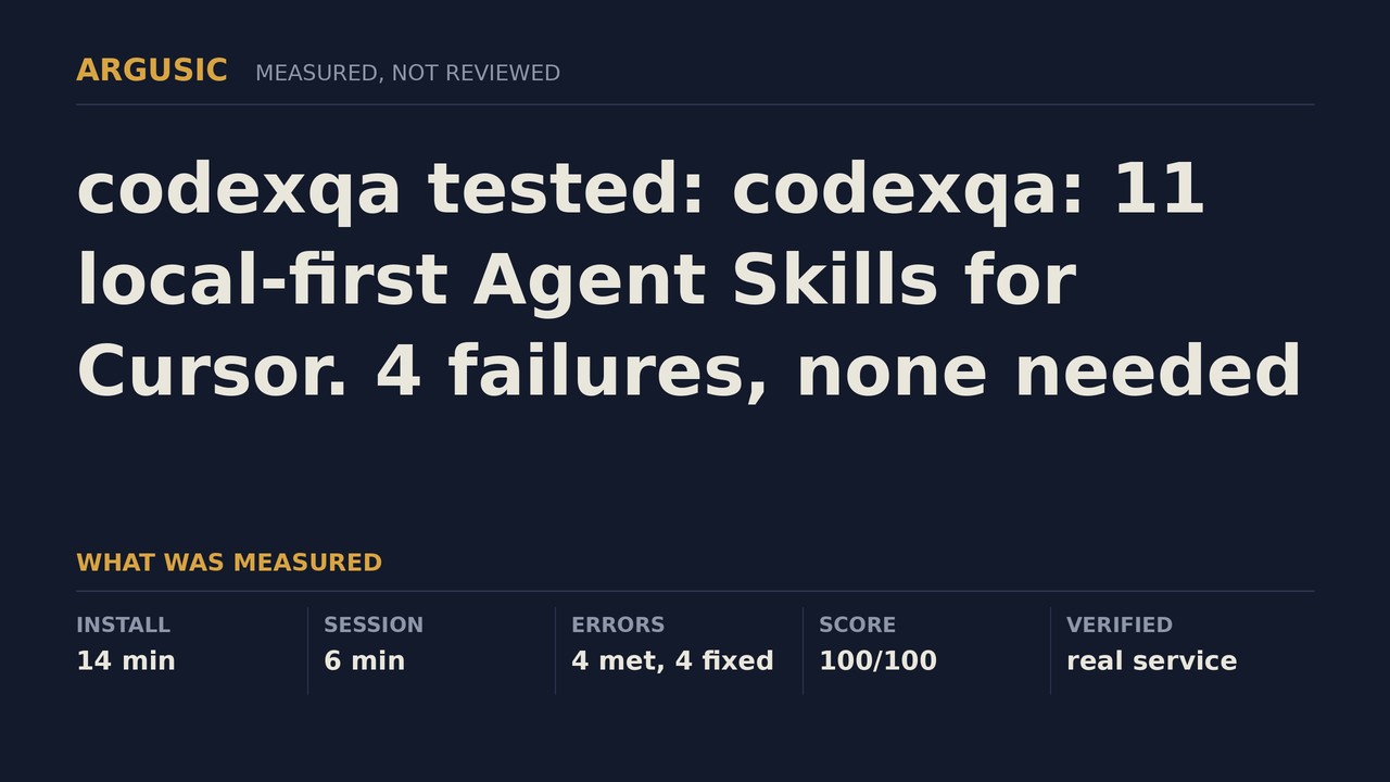 Argusic testing codexqa, recorded session