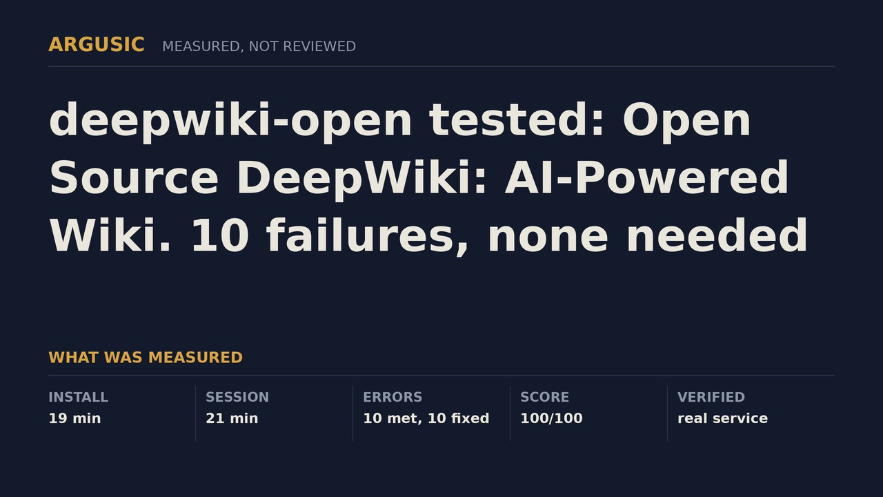 Argusic testing deepwiki-open, recorded session