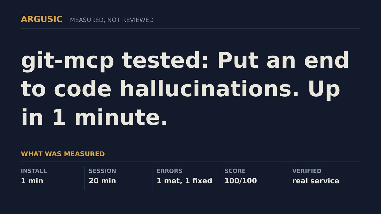 Argusic testing git-mcp, recorded session